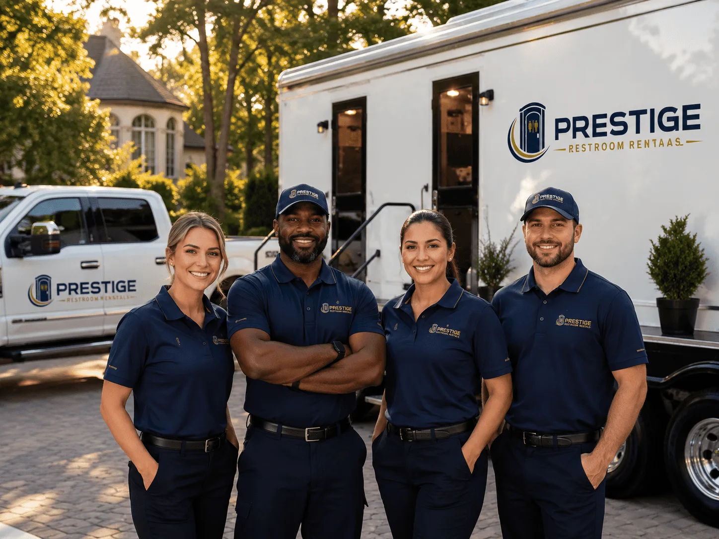 Trusted Luxury Portable Restrooms company in Scott, OH